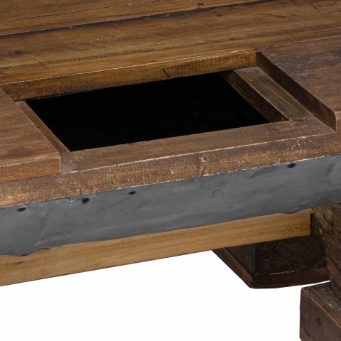 STOLIK KAWOWY NATURALNY 90X50X35CM DREWNO