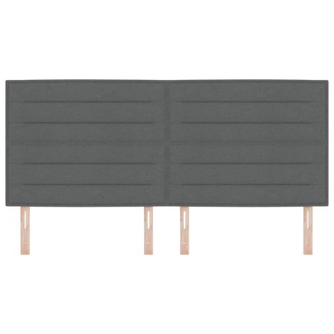 WEZGŁOWIE LED ZE LED LIGHTS CIEMNOSZARY 200CM POLIESTER