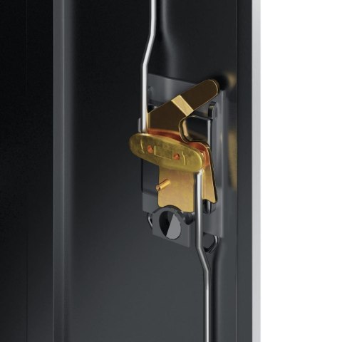 SZAFKA NA DOKUMENTY ANTRACYTOWA 90X40X90CM STALOWA