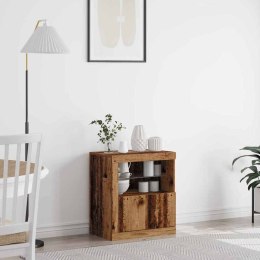 KOMODA LED BRĄZOWY 60,5X 37X 67CM