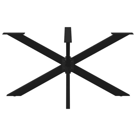 NOGA DO STOŁU JADALNEGO SPIDER SHAPE CZARNY 150X78X(72-73)CM STAL