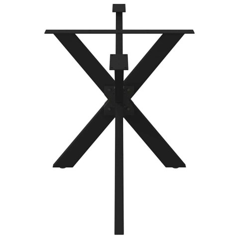 NOGA DO STOŁU JADALNEGO SPIDER SHAPE CZARNY 150X78X(72-73)CM STAL