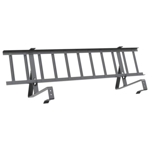 VidaXL Stróż śniegu na dachu Antracyt 100 x 29,5 x 34,5 cm Stal