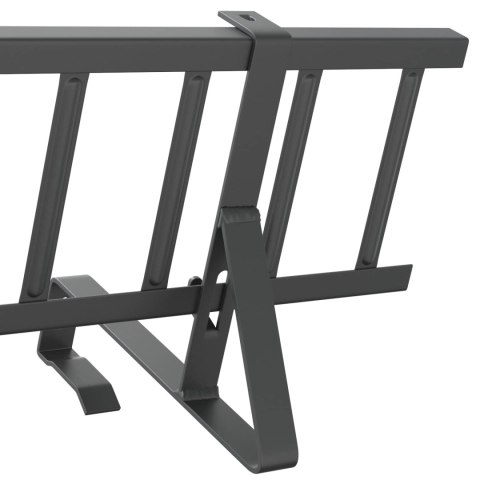 VidaXL Stróż śniegu na dachu Antracyt 800 x 29,5 x 34,5 cm Stal