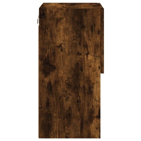 SZAFKI TV Z LED 2 SZT. PRZYDYMIONY DĄB 30,5X30X60CM