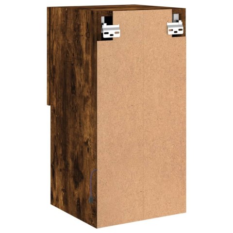 SZAFKI TV Z LED 2 SZT. PRZYDYMIONY DĄB 30,5X30X60CM