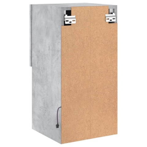 SZAFKI TV Z LED 2 SZT. SZAROŚĆ BETONU 30,5X30X60CM