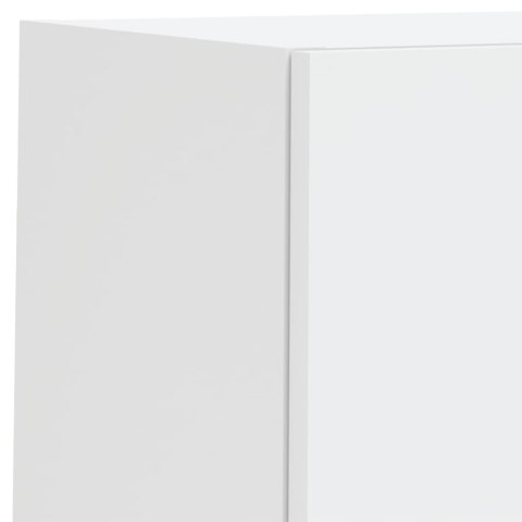 VidaXL 6-częściowy zestaw mebli TV z LED, biały