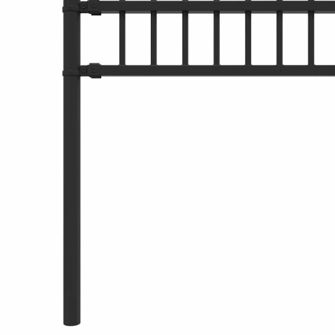 VidaXL Ogrodzenie z pierścieniem Spike Czarny 200 x 130 cm