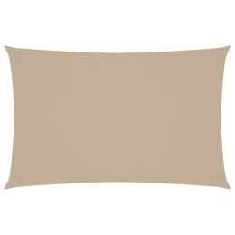 ŻAGIEL PRZECIWSŁONECZNY WODOODPORNY OGRODOWY MARKIZA TARAS 4X7 M BEŻOWY