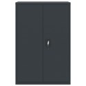 VidaXL Szafa na dokumenty, antracytowa, 90x40x180 cm, stalowa