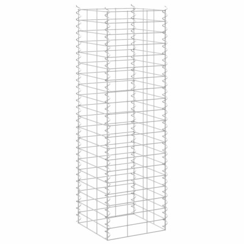 WYSOKIE DONICE GABIONOWE 3 SZT. 30X30X100CM ŻELAZO