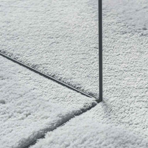 VidaXL Dywany pokojowe HUARTE Szary 160 x 230 cm Poliester