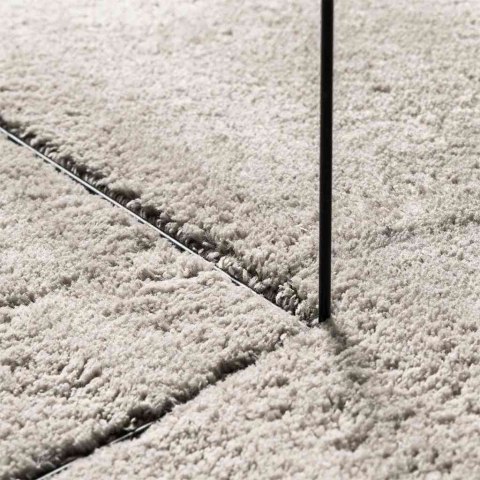 VidaXL Dywany pokojowe HUARTE piaskowy 100 x 200 cm Poliester