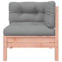 VidaXL Ogrodowa sofa narożna z poduszkami, lite drewno daglezjowe