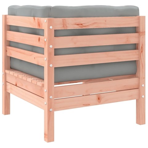 VidaXL Ogrodowa sofa narożna z poduszkami, lite drewno daglezjowe