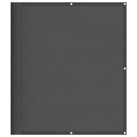 VidaXL Parawan balkonowy, antracyt, 120x800 cm, 100% poliester Oxford