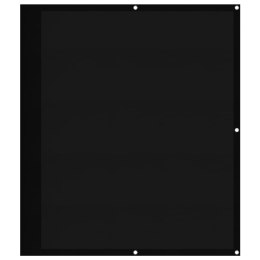 VidaXL Parawan balkonowy, czarny, 120x700 cm, 100% poliester Oxford