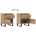 SZAFKI NOCNE 2 SZT. DĄB ARTISAN 40X35X50CM