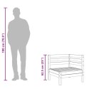 VidaXL Ogrodowa sofa narożna, lite drewno daglezjowe