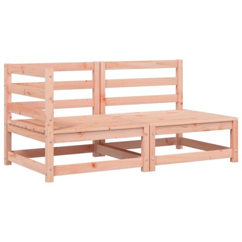 VidaXL Sofa ogrodowa z poduszkami, 2-osobowa, lite drewno daglezjowe