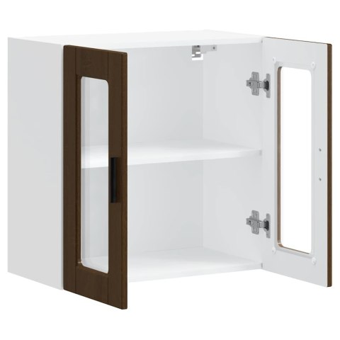 SZAFKA ŚCIENNA KUCHENNA ZE SZKLANYMI DRZWIAMI PORTO