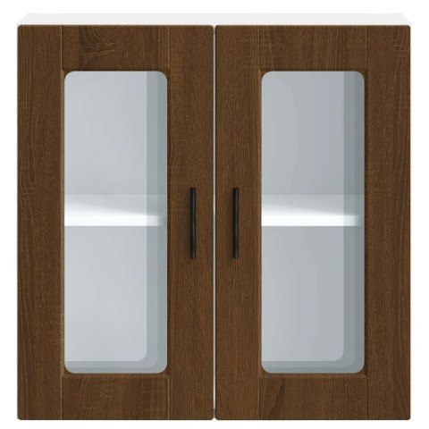 SZAFKA ŚCIENNA KUCHENNA ZE SZKLANYMI DRZWIAMI PORTO