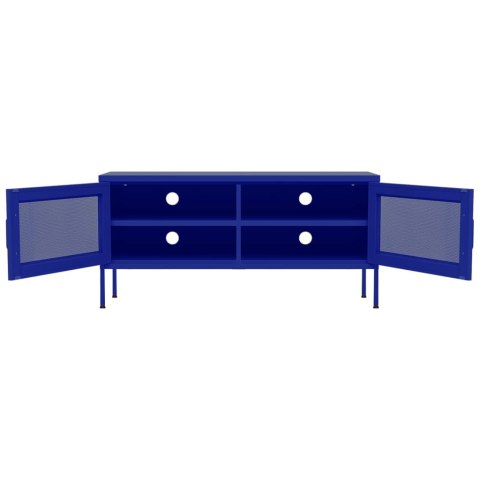 SZAFKA POD TELEWIZOR GRANATOWA 105X35X50CM STALOWA