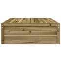 VidaXL Podnóżek ogrodowy, 120x80 cm, impregnowane drewno sosnowe