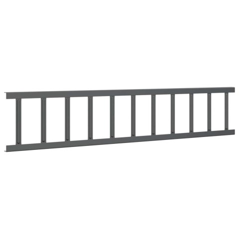 VidaXL Stróż śniegu na dachu Antracyt 600 x 2,5 x 20 cm Stal