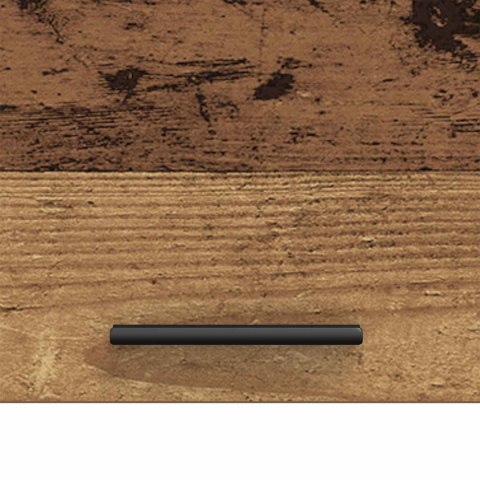 SZAFKA NA PRALKĘ Z DRZWIAMI STARE DREWNO 67,5X 68X 200CM