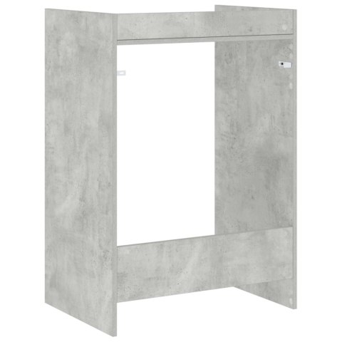 SZAFKA NA PRALKĘ Z PRZECHOWYWANIEM BETONOWY 67,5X 48X 97CM