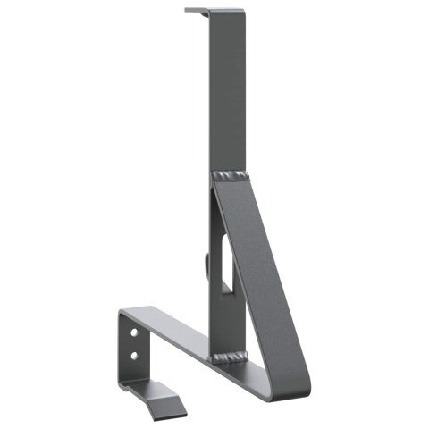 VidaXL Wsparcie dla zabezpieczenia śniegu 12 pcs Antracyt Stal