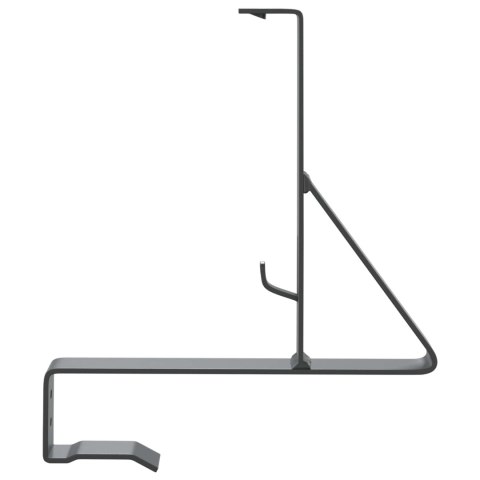 VidaXL Wsparcie dla zabezpieczenia śniegu 6 pcs Antracyt Stal