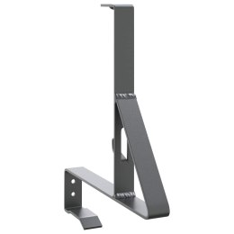 VidaXL Wsparcie dla zabezpieczenia śniegu Antracyt 29,5 x 3 x 34,5 cm