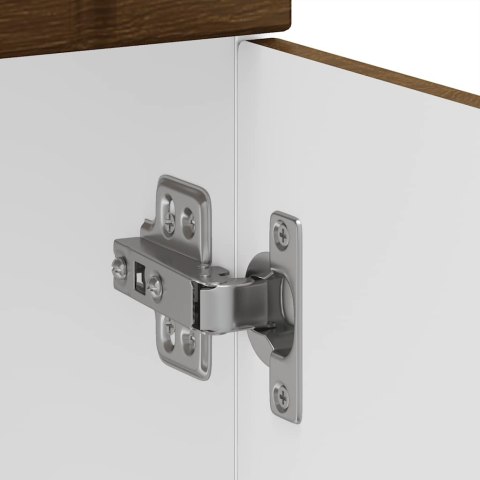 SZAFKA KUCHENNA DOLNA „LUCCA" DĄB BRĄZOWY DREWNO KLEJONE