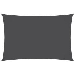 ŻAGIEL PRZECIWSŁONECZNY WODOODPORNY OGRODOWY MARKIZA TARAS PROSTOKĄTNY 6X8 M ANTRACYT
