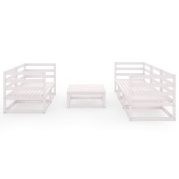 6-CZ. ZESTAW MEBLI WYPOCZYNKOWYCH DO OGRODU BIAŁY SOSNOWY