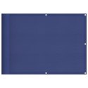 VidaXL Parawan balkonowy, niebieski, 75x700 cm, 100% poliester Oxford