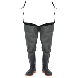 VidaXL Wodery biodrowe, ciemnozielone, rozmiar 46