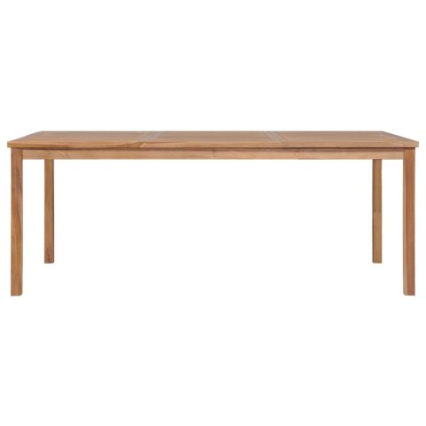 VidaXL 7-częściowy zestaw obiadowy do ogrodu, 200x100 cm, lite drewno tekowe