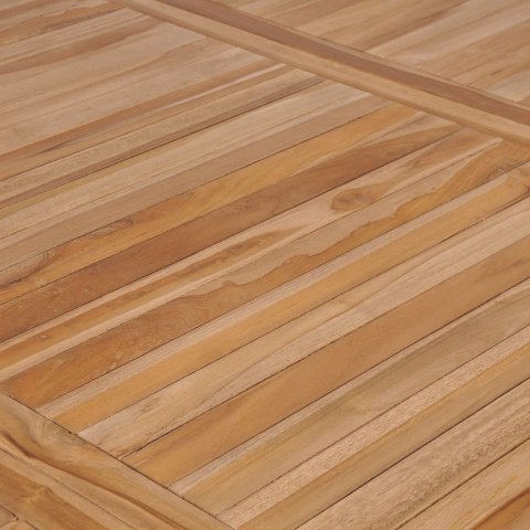 VidaXL 7-częściowy zestaw obiadowy do ogrodu, 200x100 cm, lite drewno tekowe