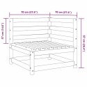 VidaXL Ogrodowa sofa narożna, 70x70x67 cm, lite drewno daglezjowe
