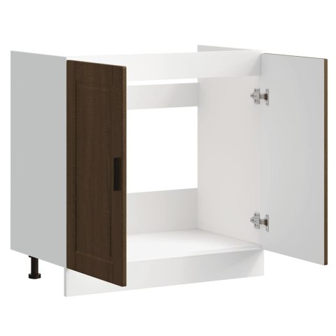 SZAFKA POD ZLEWOZMYWAK PORTO BRĄZOWY DĄB 80X46X81,5CM