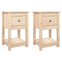 SZAFKI NOCNE 2 SZT. 40X35X61,5CM LITE DREWNO SOSNOWE