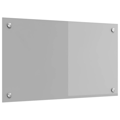 VidaXL Przód kuchenny Jasnoszary 70 x 40 cm szkło hartowane