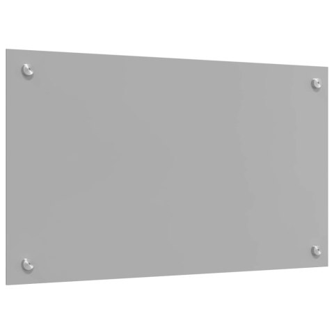 VidaXL Przód kuchenny Jasnoszary 70 x 40 cm szkło hartowane