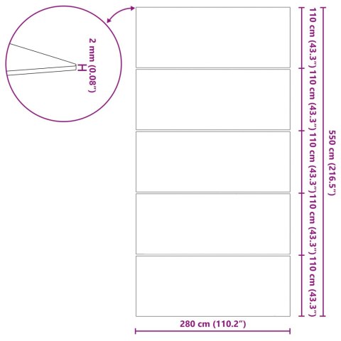 PODKŁADKA POD BASEN CZARNY 550X280CM GEOWŁÓKNINA POLIESTROWA
