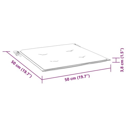 KRZESŁA OGRODOWE Z CZERWONYMI PODUSZKAMI 2 SZT. DREWNO TEKOWE