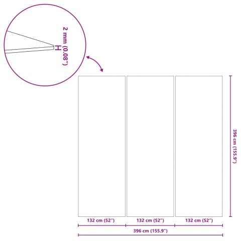VidaXL Podkładka pod Basen Czarny 396 x 396 x 0,1 cm